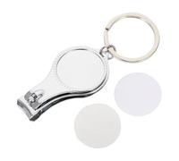 VICASKY Lot de 2 Porte-clés Créatifs en Acier Inoxydable Ciseaux à Ongles Multifonctions, Décorations DIY et Accessoires Pratiques Maison