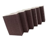 VICASKY Lot de 6 Éponges à Poncer pour Nettoyage la Cuisine, Brosse à Récurer Anti-Rouille en Éponge Nano, Dimensions 10 X 7 X 2,5 Cm, Couleur Brun Rouge, Usage Ménager Polyvalent