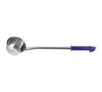 VICASKY Louche à Eau Multifonctionnelle Cuillère Pratique et Profonde en Acier Inoxydable Manche Long de 38 Cm et Crochet Suspendu pour Cuisines et Cantines