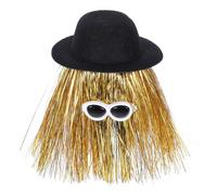 VICASKY Mini Chapeau Haut De Forme en Paille pour Bouchon De Bouteille De Vin Décoration Créative pour Halloween Et Cadeaux