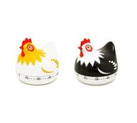 VICASKY Minuteur Cuisine Mécanique Noir de Poule, Minuterie Manuelle Rappel de Cuisson, Minuterie de Compte à Rebours pour Pâtisserie Cuisine Domestique, Outil Pratique Maison Salle