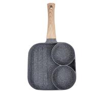 VICASKY Moule à Sandwich en Alliage D'aluminium 2 Trous Ronds, Poêle Antiadhésive Pratique pour Garçon et Filles, pour Cuire Œufs au Plat et Bacon au Petit-déjeuner