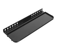 VICASKY Plateau de Chevalet pour Rangement Pratique des Accessoires de Peinture en Plastique Noir, Léger et Facile à Installer, Compatible Chevalet Trépied