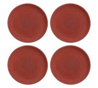 VICASKY Plateaux de Fond pour Pots de Fleurs, Céramique, 4 Pièces | Léger, Pratique à Utiliser, Retient L’eau Terre, pour Jardinage Intérieur et Extérieur