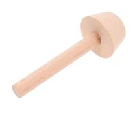 VICASKY Poussoir à Tarte en Bois pour Moules à Tartelettes aux Œufs, Surface Lisse, Polyvalent, Pâtisserie la Maison Cuisine, Taille L