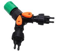 VICASKY Répartiteur Eau Jardin Robuste Plastique pour Tuyau PVC Raccord Rapide Anti-Fuite pour Arrosage et Irrigation Polyvalente