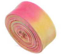 VICASKY Ruban Mousseline Organza Dégradé 3,6 Cm X 45 M pour Décorations de Mariage, Ruban Doux et Luxueux pour Bouquets et Décorations Élégantes