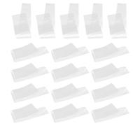 VICASKY Sac de Rangement pour Cravates 50 pièces Pochettes Plastiques Transparentes 10x8cm Anti-Statique pour Usage Voyage et Collection Homme