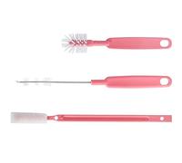 VICASKY Set de Brosses de Nettoyage pour Bouteilles D'eau et Lait Goupillon et Crochet, Brosses en Nylon Abs pour Parois Intérieures, Nettoyage Pratique et Polyvalent