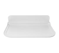 VICASKY Tablette Murale Rabattable Étagère Pliante de Rangement Simple et Fonctionnelle en PP Blanche pour Salle de Bain pour Bureau ou Salle de Bain