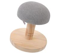 VICASKY Tabouret de Repassage en Bois pour Vêtements et Pantalons Mousse et Tissu, Adapté au Repassage des Manches, pour Usage Familial et Blanchisserie