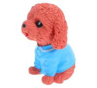 VICASKY Tirelire Chien en PVC Marron, Matériau Sûr et Incassable, Design Mignon et Cartoon, Facile à Récupérer, pour Bureau d'Garçon et Filles