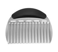 VICASKY Trancheuse à Frites Ondulée en Acier Inoxydable Cuisine Commerciale | Coupe Crénelée, Décoration Alimentaire, sans Électricité, pour Concombres, Pique-niques et Camp