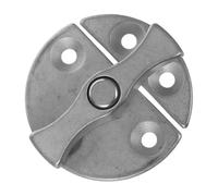 VICASKY Verrou Marin Rond en Acier Inoxydable pour Porte de Bateau et Hayon | Fermeture à Rotation, Usage en Milieu Marin, Blanc, pour Trappe et Porte de Bateau