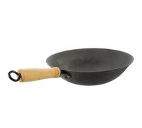VICASKY Wok Cuisine en Fer Poignée, Poêle à Induction Noire | Chauffe Uniforme, Résistance à L’usure, Surface Anti-rayures, Nettoyage Facile, Usage Maison la Cuisine Style Aléatoire