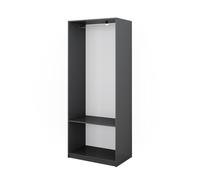 Armoire à vêtements Vicco Elmo Anthracite 80x200cm, Model 50201