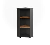 Vicco Armoire d'angle Irma, Anthracite/Chêne doré, 33x81cm