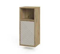 Vicco Armoire de Salle de Bain Viola, Chêne Artisan/Cachemire, 38x80cm