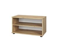 Vicco Armoire de Salon Berno, Chêne doré/Blanc, 70.8x38.9cm | avec 2 compartiments, pour le rangement de livres et d’objets de décoration