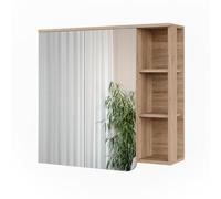 Vicco Armoire de Toilette Karen, Sonoma, 80x75cm | pour montage mural avec surface de rangement intégrée