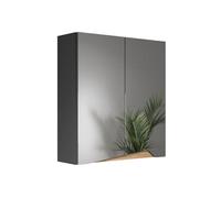 Vicco Armoire de Toilette Marelle, Anthracite/Artisan, 60x67cm | avec étagère réglable en hauteur, adapté à la fixation murale et compatible avec les meubles Marelle