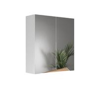 Vicco Armoire de Toilette Marelle, Blanc/Artisan, 60x67cm | avec étagère réglable en hauteur, adapté à la fixation murale et compatible avec les meubles Marelle