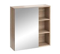 Vicco Armoire de Toilette Senyo, Sonoma, 62x64cm | adapté à la fixation murale et compatible avec les meubles Senyo