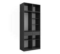 Vicco Armoire Elmo, Anthracite, 50x40cm Lot de 3pour Un Rangement Flexible des vêtements Les Plus Divers