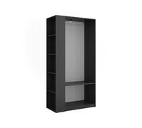 Vicco Armoire Elmo, Anthracite, 80x200cm Lot de 2pour Un Rangement Flexible des vêtements Les Plus Divers