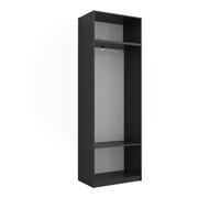 Armoire Vicco Elmo Anthracite 80x40cm Lot de 2, Model 61343