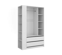 Vicco Armoire Elmo, Blanc, 50x200cm Lot de 2pour Un Rangement Flexible des vêtements Les Plus Divers
