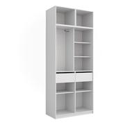 Vicco Armoire Elmo, Blanc, 50x40cm Lot de 3pour Un Rangement Flexible des vêtements Les Plus Divers