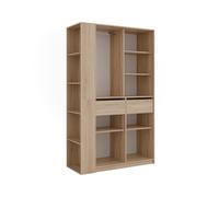 Vicco Armoire Elmo, Sonoma, 50x200cm Lot de 2pour Un Rangement Flexible des vêtements Les Plus Divers