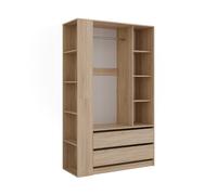 Vicco Armoire Elmo, Sonoma, 50x200cm Lot de 2pour Un Rangement Flexible des vêtements Les Plus Divers