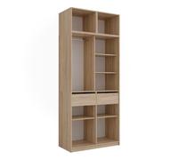 Vicco Armoire Elmo, Sonoma, 50x40cm Lot de 3pour Un Rangement Flexible des vêtements Les Plus Divers