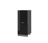 Vicco Armoire Haute R-Line, Noir Haute Brillance, 60cm