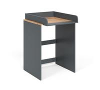Armoire machine à laver Vicco Viktor Anthracite/chêne doré 68x88.2cm 2 pièces avec plan à langer, Model 56189