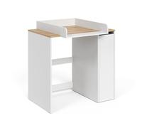 Armoire machine à laver Vicco Viktor Blanc/Artisan 93.6x88.2cm 2 pièces avec plan à langer, Model 58032