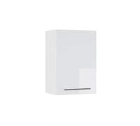 Vicco Armoire Murale Fame-Line, Blanc Haute Brillance, 50x72cm | à fixation murale pour le rangement des accessoires de salle de bain