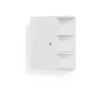 Vicco Armoire Murale Fynn, Blanc, 47.2x59.2cm | pour montage mural avec étagères ouvertes