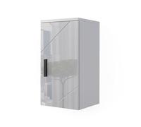 Vicco Armoire Murale Irma, Blanc Haute Brillance, 30x59cm | adapté à la fixation murale et combinable avec d'autres meubles Irma