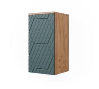 Vicco Armoire Murale Irma, Vert/Force de l'or Chêne, 30x59cm