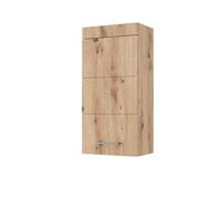 Vicco Armoire Murale Luna, Chêne Wotan, 37x77cm | pour montage mural, combinable avec d’autres meubles Luna