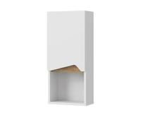 Vicco Armoire Murale Marelle, Blanc/Artisan, 30x67cm