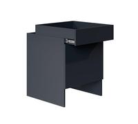Vicco Armoire pour aspirateur Robot Dustin, Anthracite, 50x67.5cm | avec 1 porte, adapté au rangement des ustensiles ménagers
