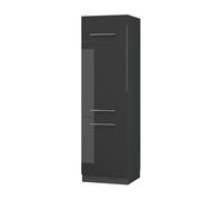 Armoire pour frigo Fame-Line, 60cm, Anthracite Haute brillance/Anthracite, Vicco 56746