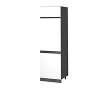 Armoire pour frigo R-Line, 60cm J-Shape, Blanc/Anthracite, Vicco 39751