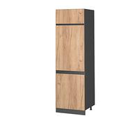 Vicco Armoire pour frigo R-Line, Chêne doré, 60cm