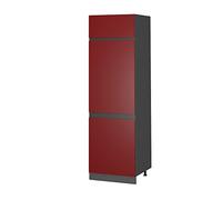 Armoire pour frigo R-Line, 60cm J-Shape, Rouge/Anthracite, Vicco 39750