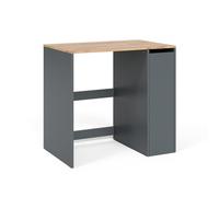 Vicco Armoire pour Machine à Laver Viktor Anthracite/chêne doré 93.6x88.2